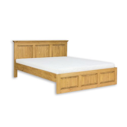 Pine bed LK702 antique white pine