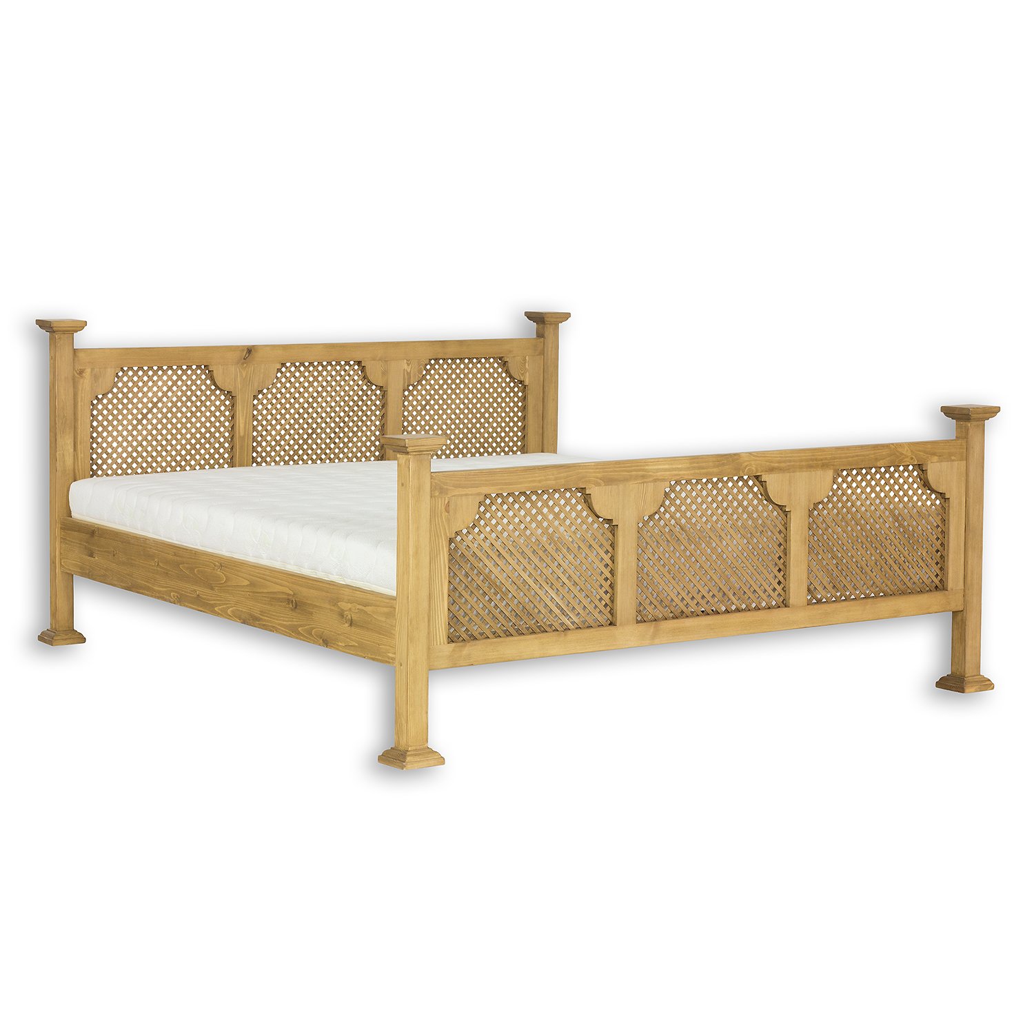 Pine bed LK705, pine brown wax