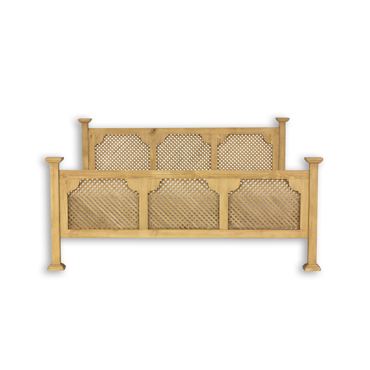 Pine bed LK705, pine brown wax - Image 2