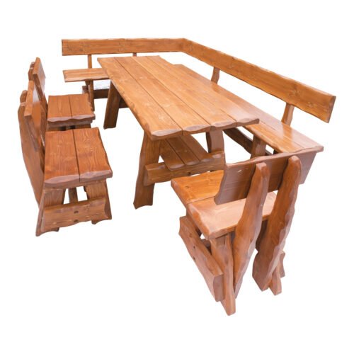 Corner bench BEN (MO264) spruce oak