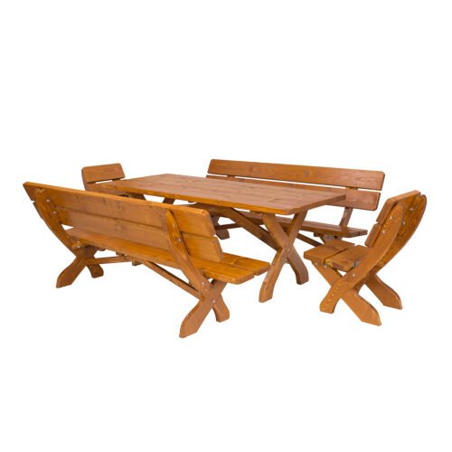 MARIO bench (MO111) teak spruce