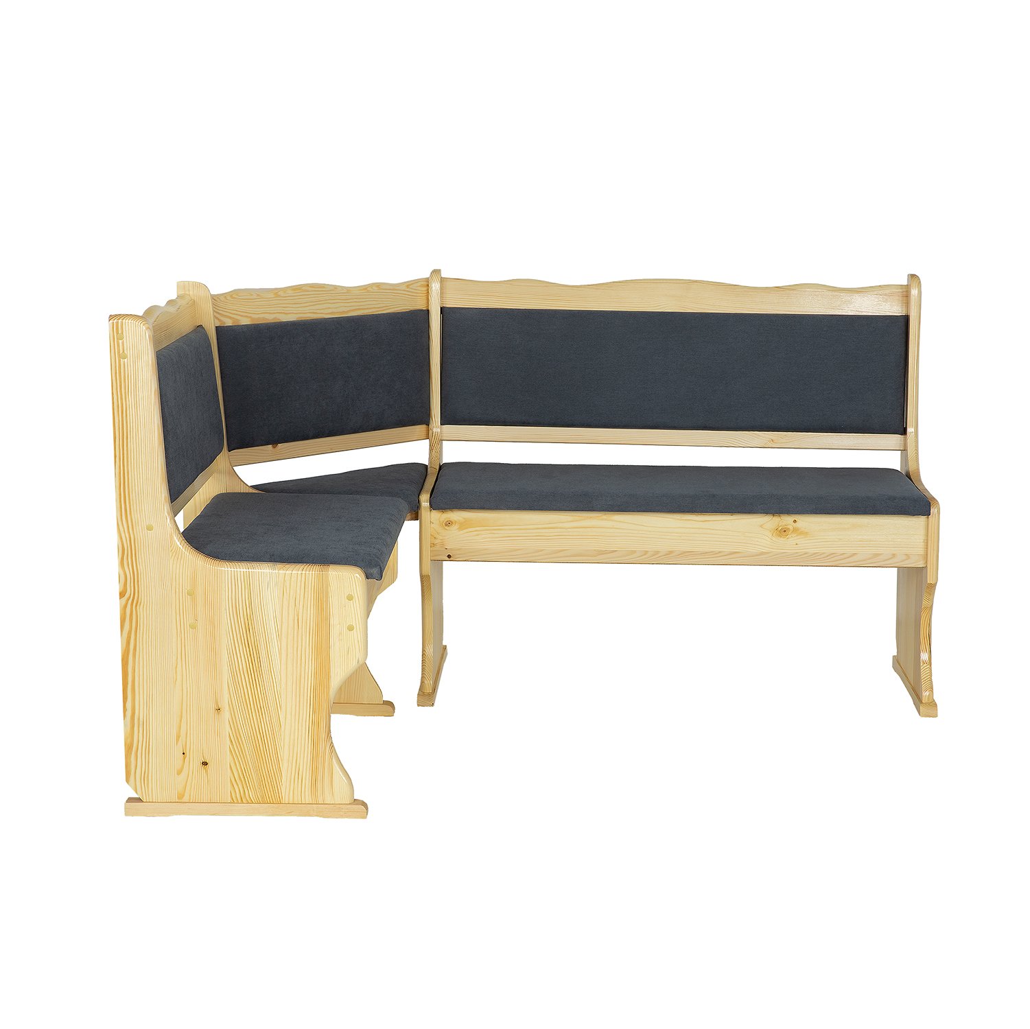 Pine corner sofa NR107, pine, oak - Image 2