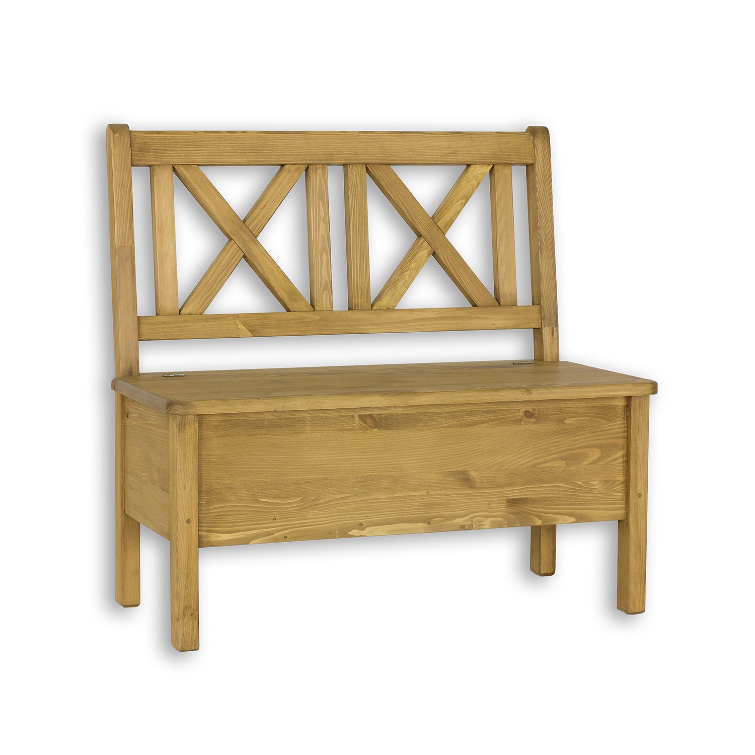Pine corner sofa RUSTIKAL NR702, pine, bleached wax - Image 3