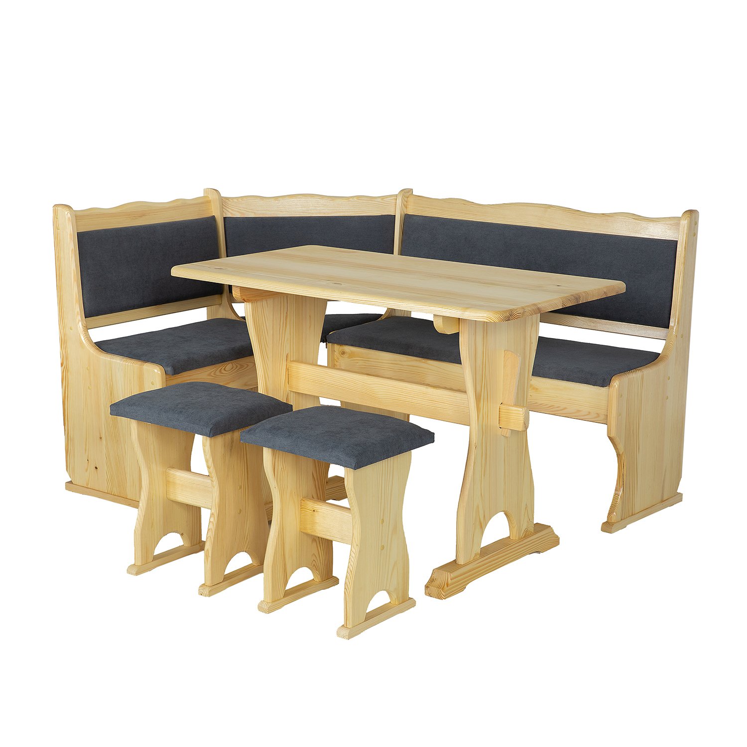 Pine corner sofa NR107, pine, oak - Image 5
