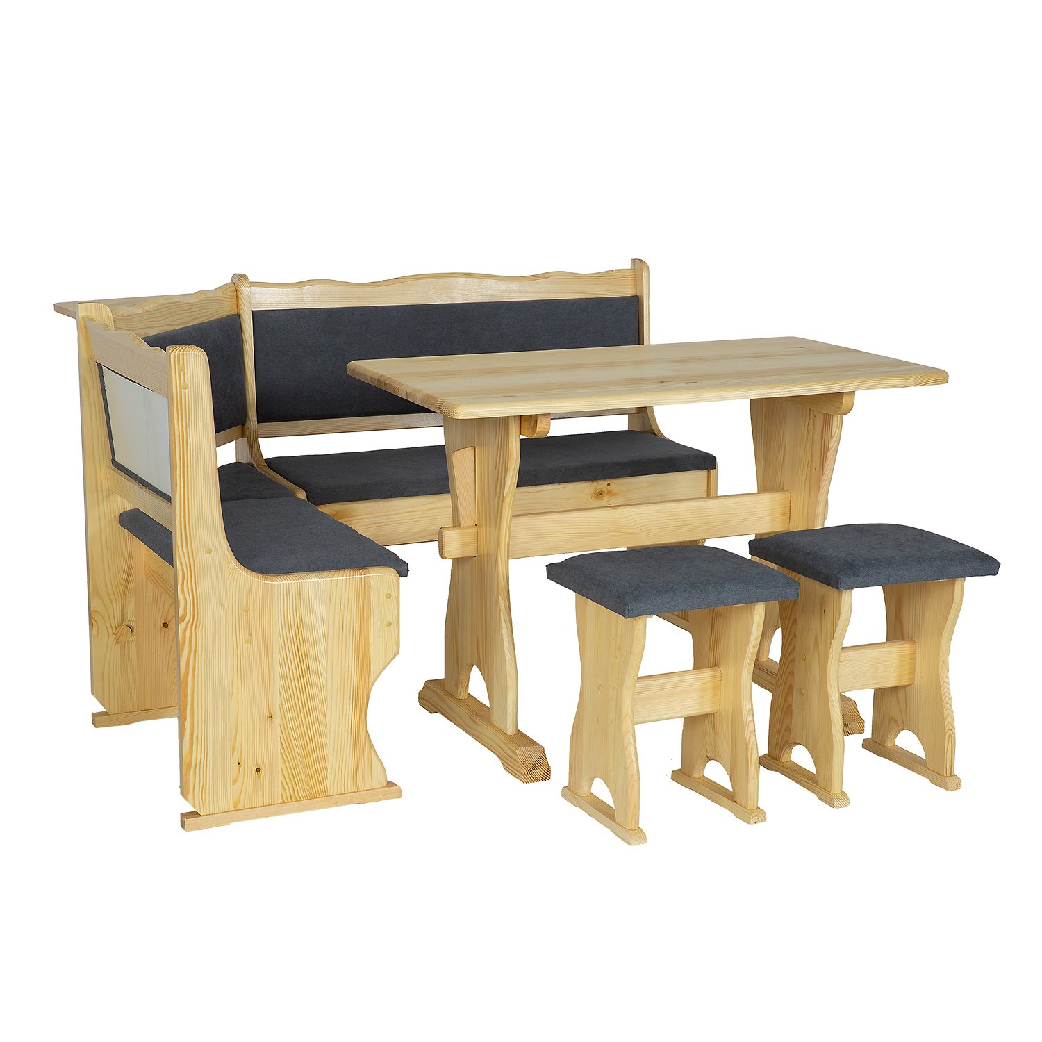 Pine corner sofa NR107, pine, oak - Image 6