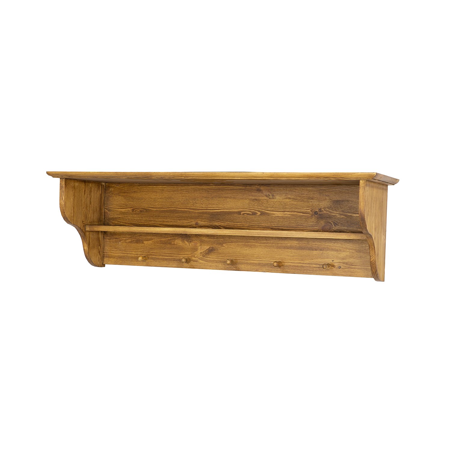 Pine shelf RUSTIKAL PK700, light wax pine - Image 10