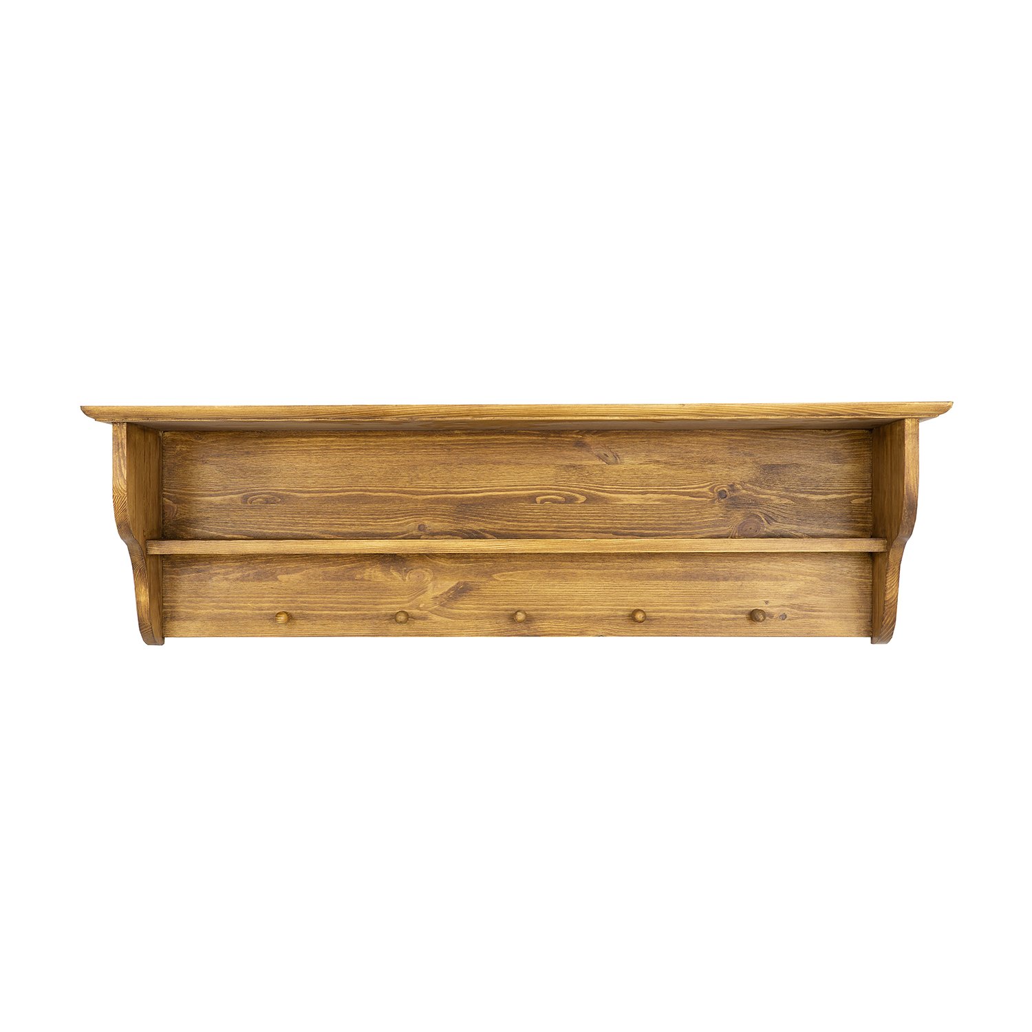 Pine shelf RUSTIKAL PK700, light wax pine - Image 11