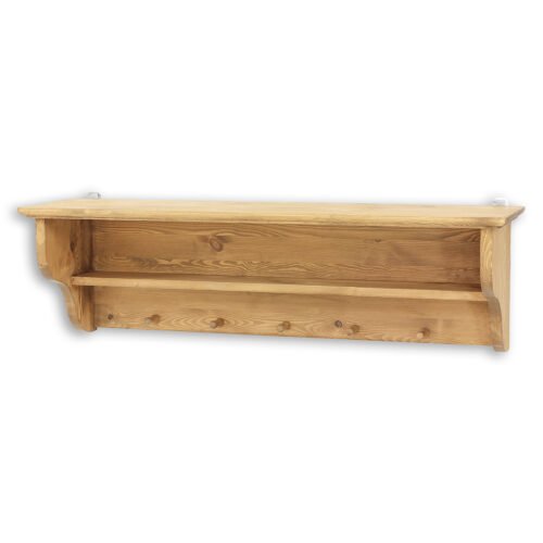Pine shelf RUSTIKAL PK700 pine, clear wax