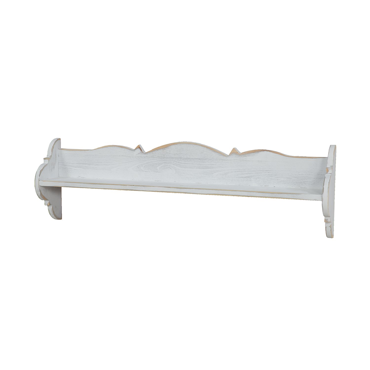 Pine shelf RUSTIKAL PK701, pine brown wax - Image 7