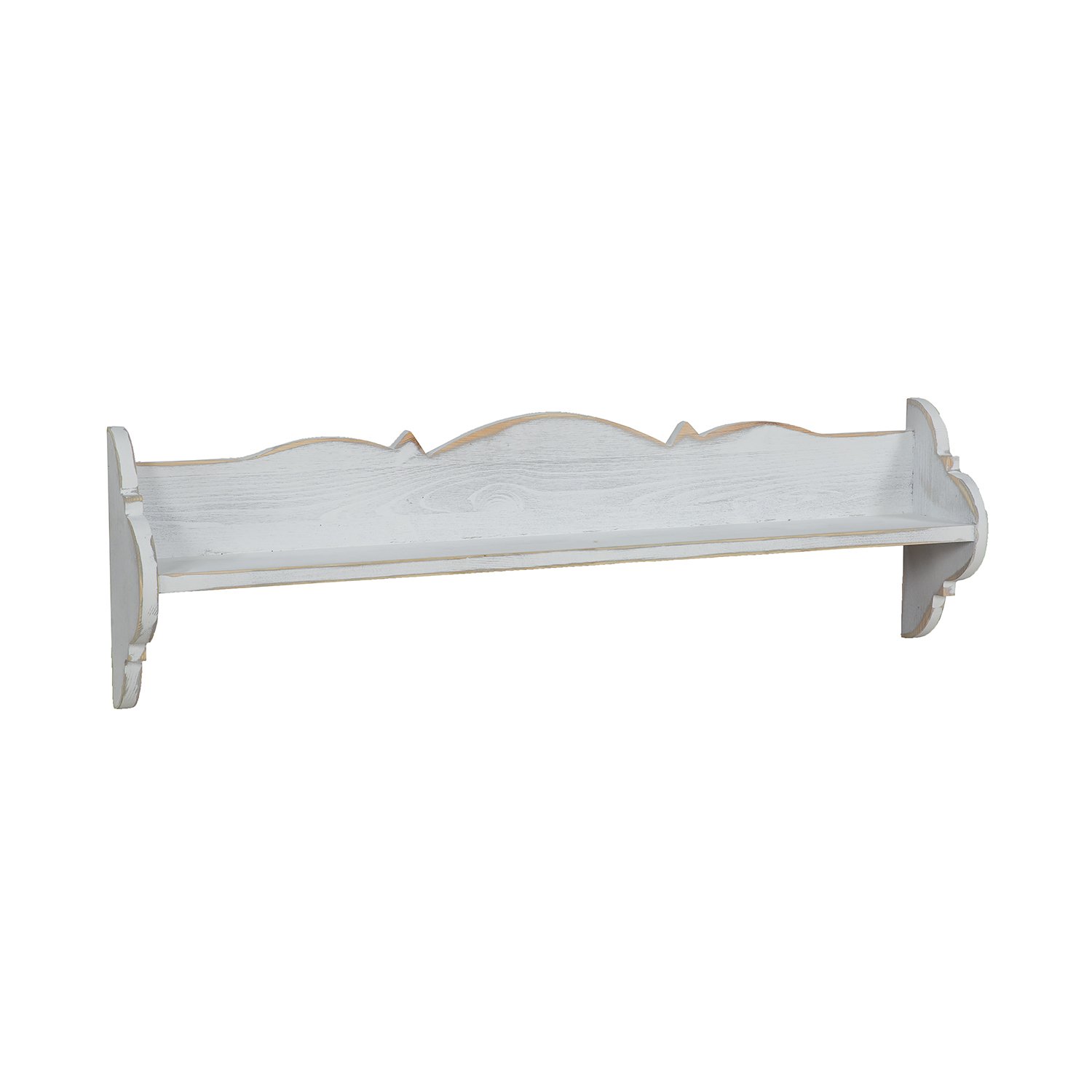 Pine shelf RUSTIKAL PK701, pine brown wax - Image 6