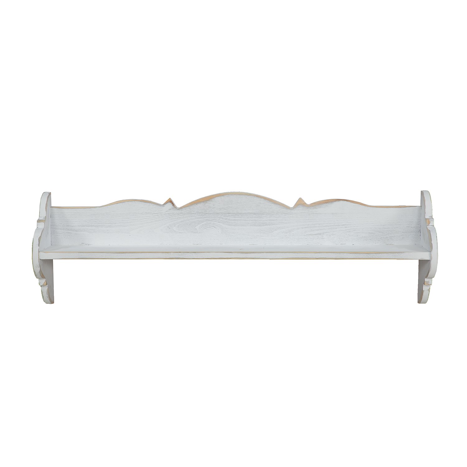 Pine shelf RUSTIKAL PK701, pine brown wax - Image 5