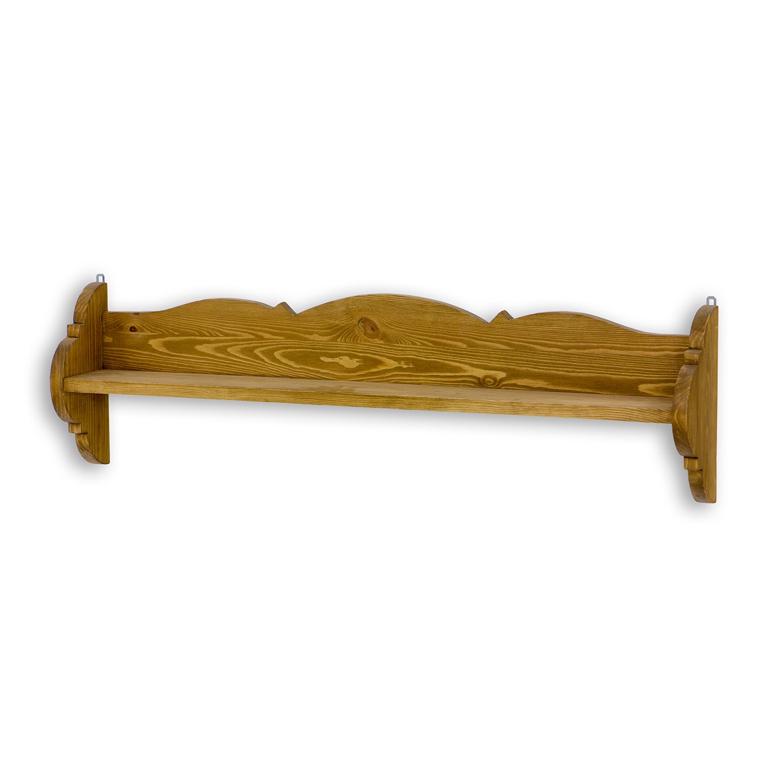 Pine shelf RUSTIKAL PK701, pine brown wax - Image 8