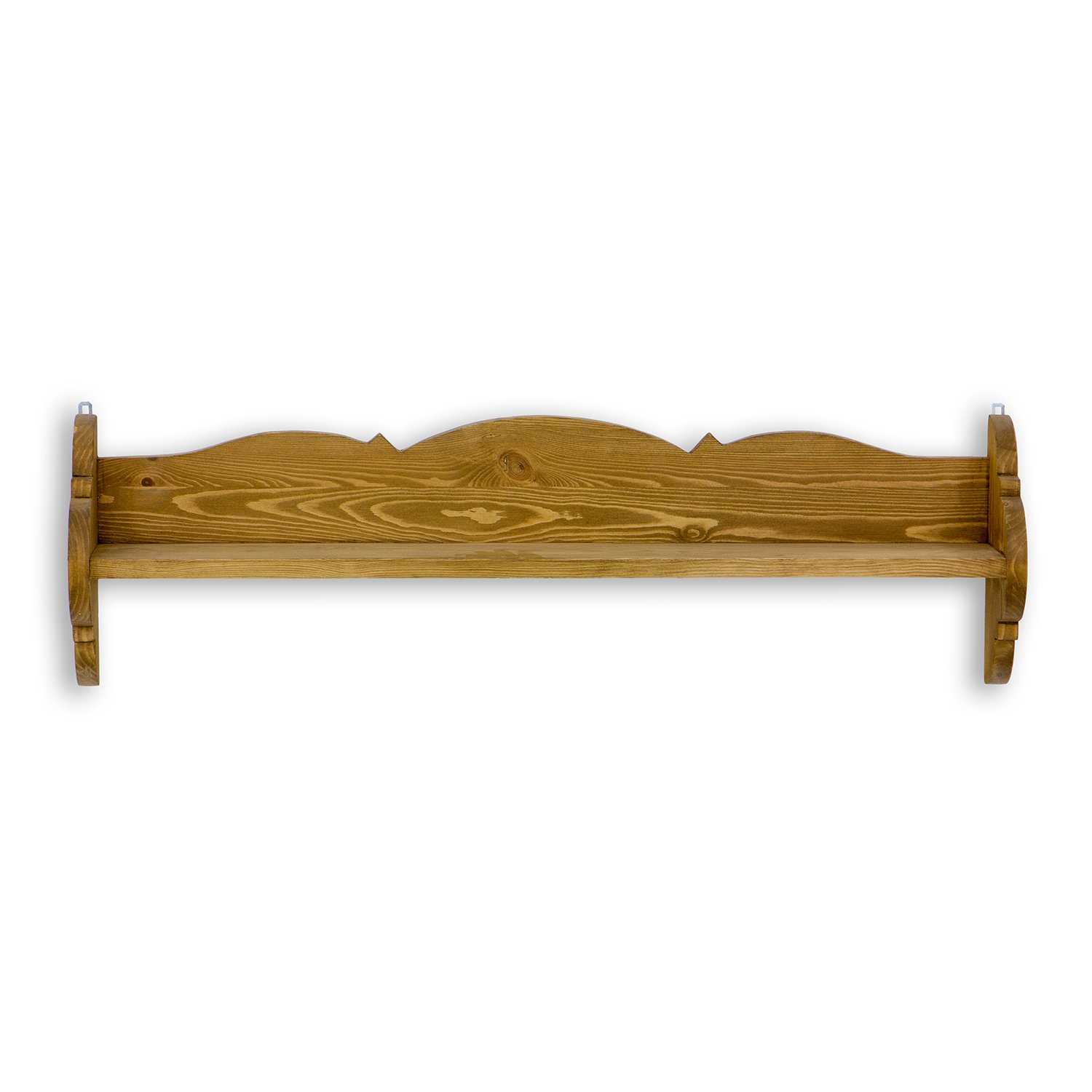 Pine shelf RUSTIKAL PK701, pine brown wax - Image 10