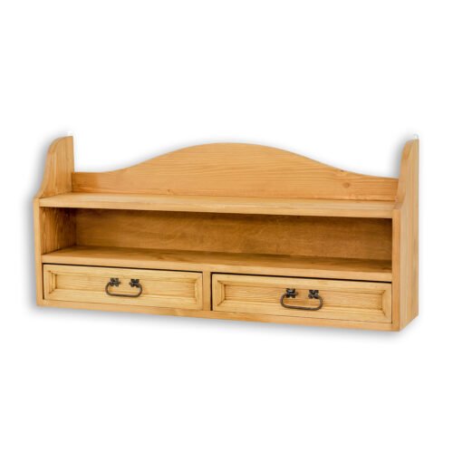 Pine shelf RUSTIKAL PK702 antique white pine
