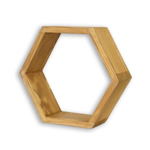 Pine shelf RUSTIKAL PK705, pine bleached wax