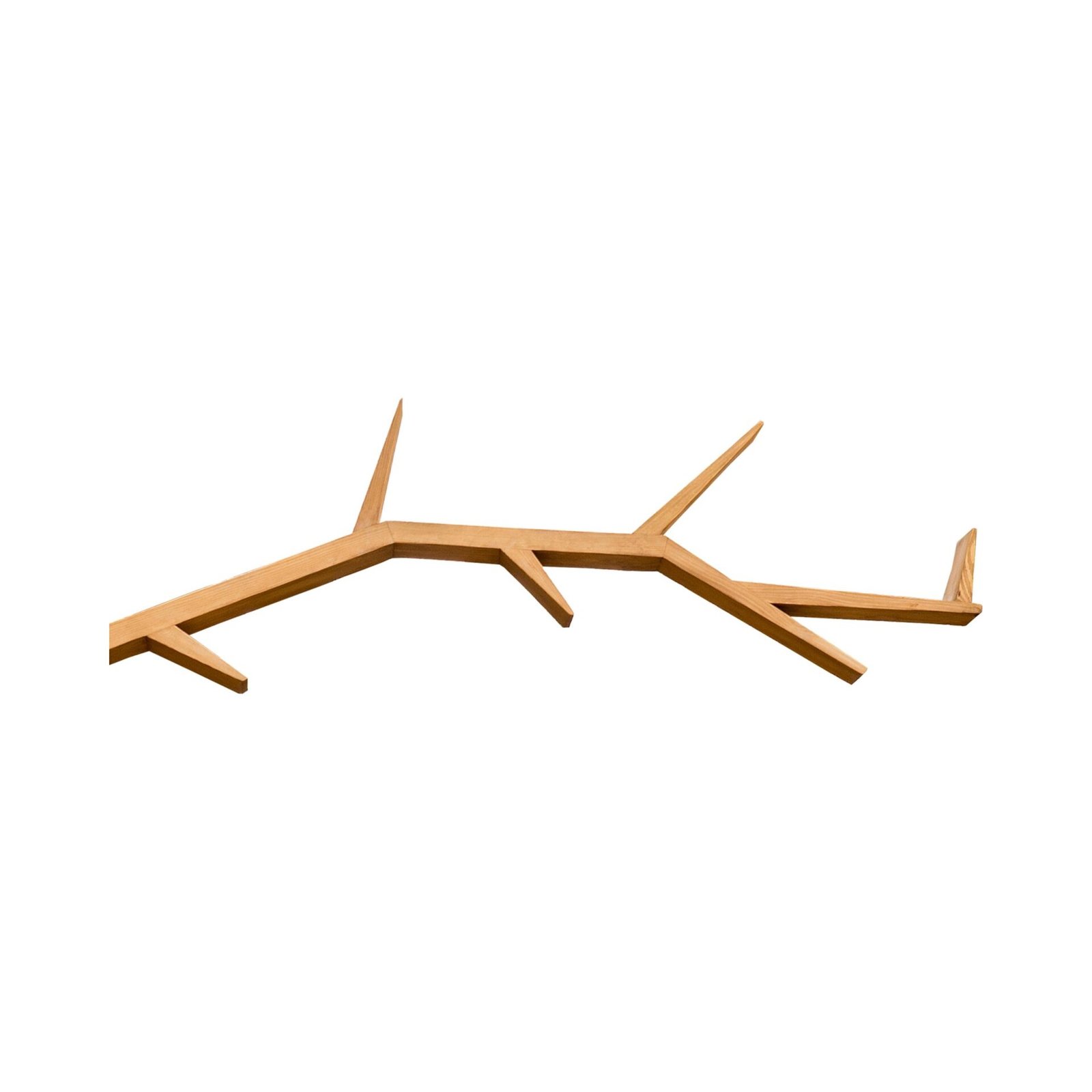Pine shelf RUSTIKAL PK709, pine bleached wax