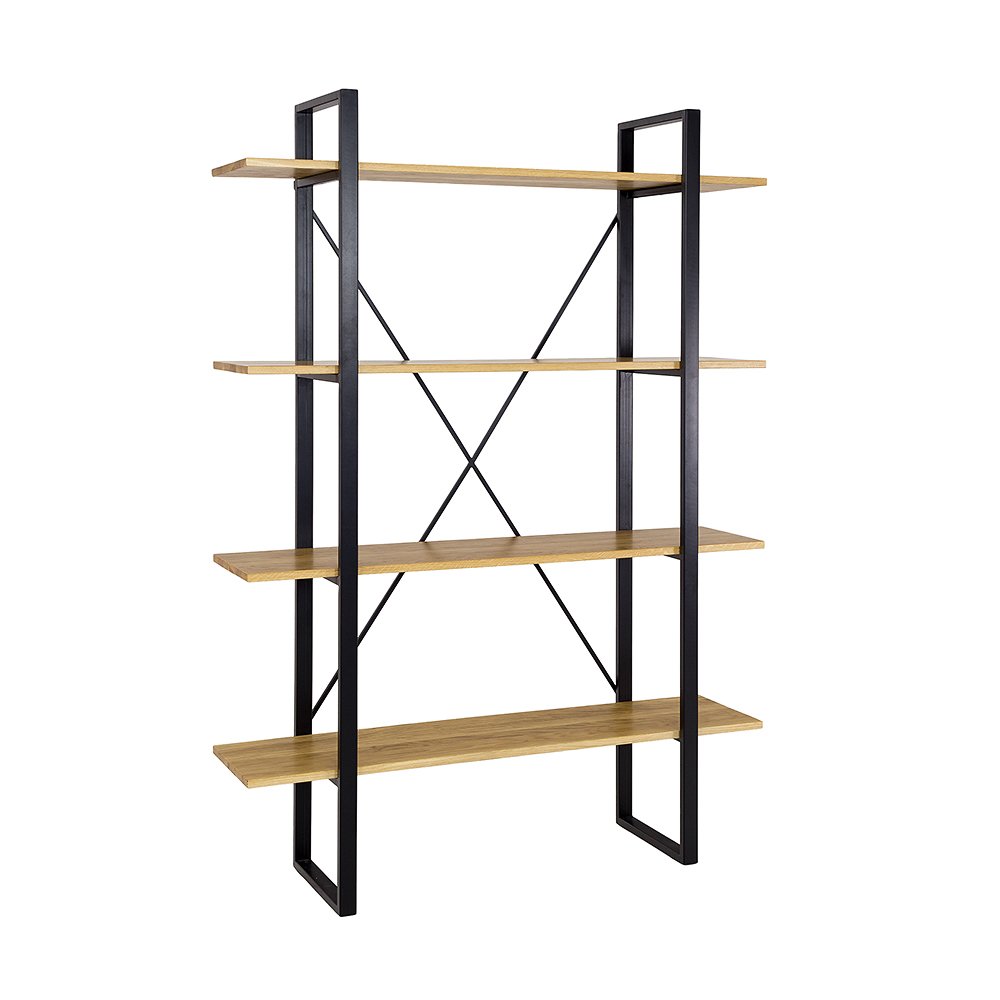 Metal and oak shelf METAL RG370 dark oak color - Image 3