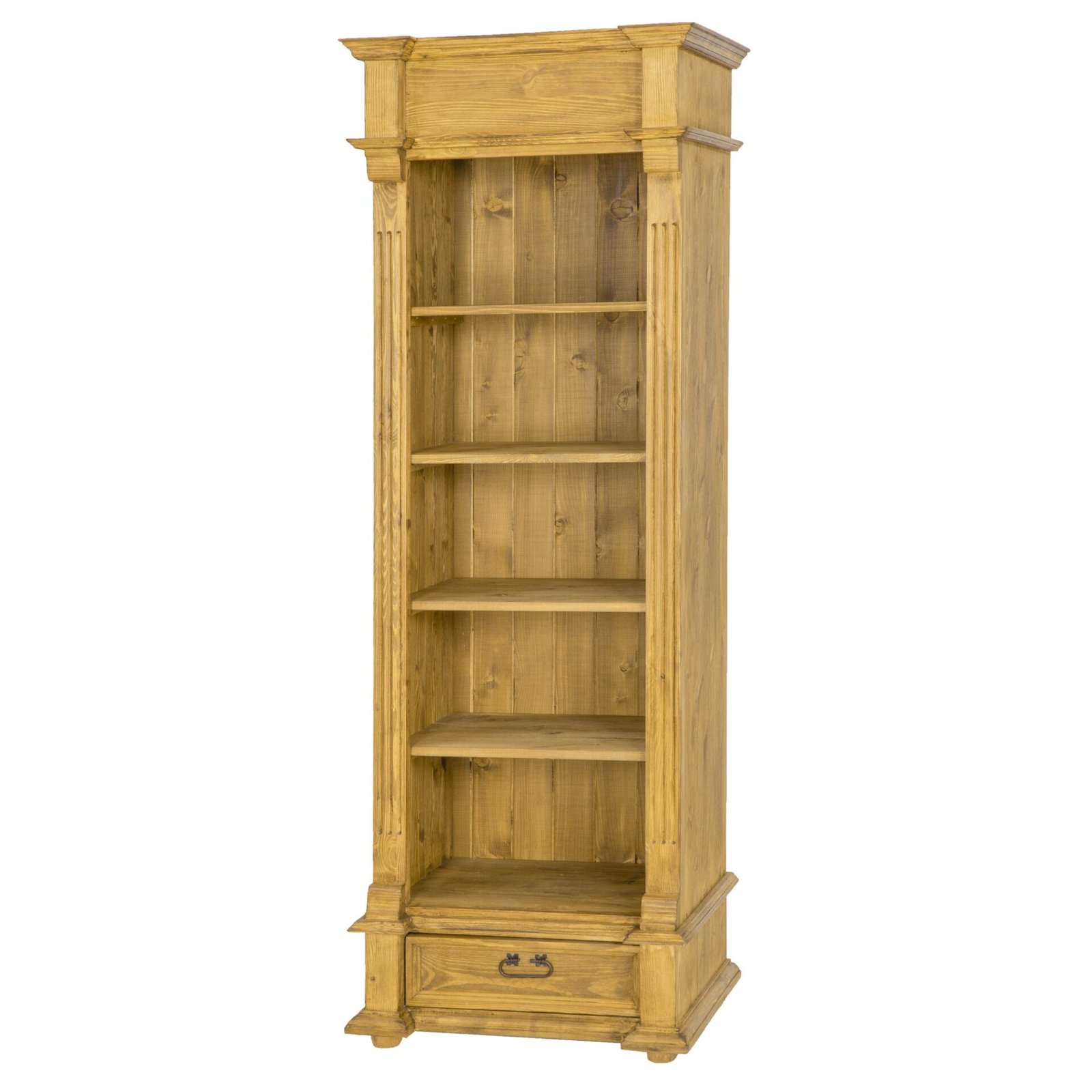 Pine shelf RUSTIKAL RG701, pine bleached wax