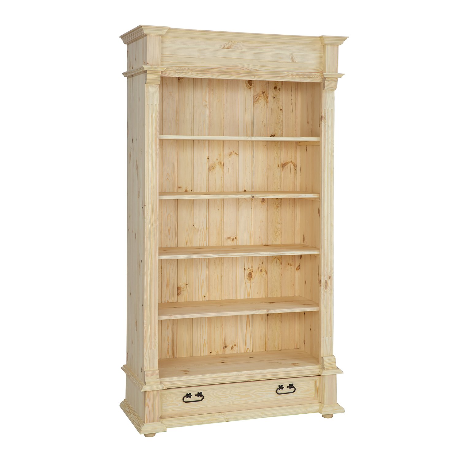 Pine shelf RUSTIKAL RG705, pine, dark wax - Image 10