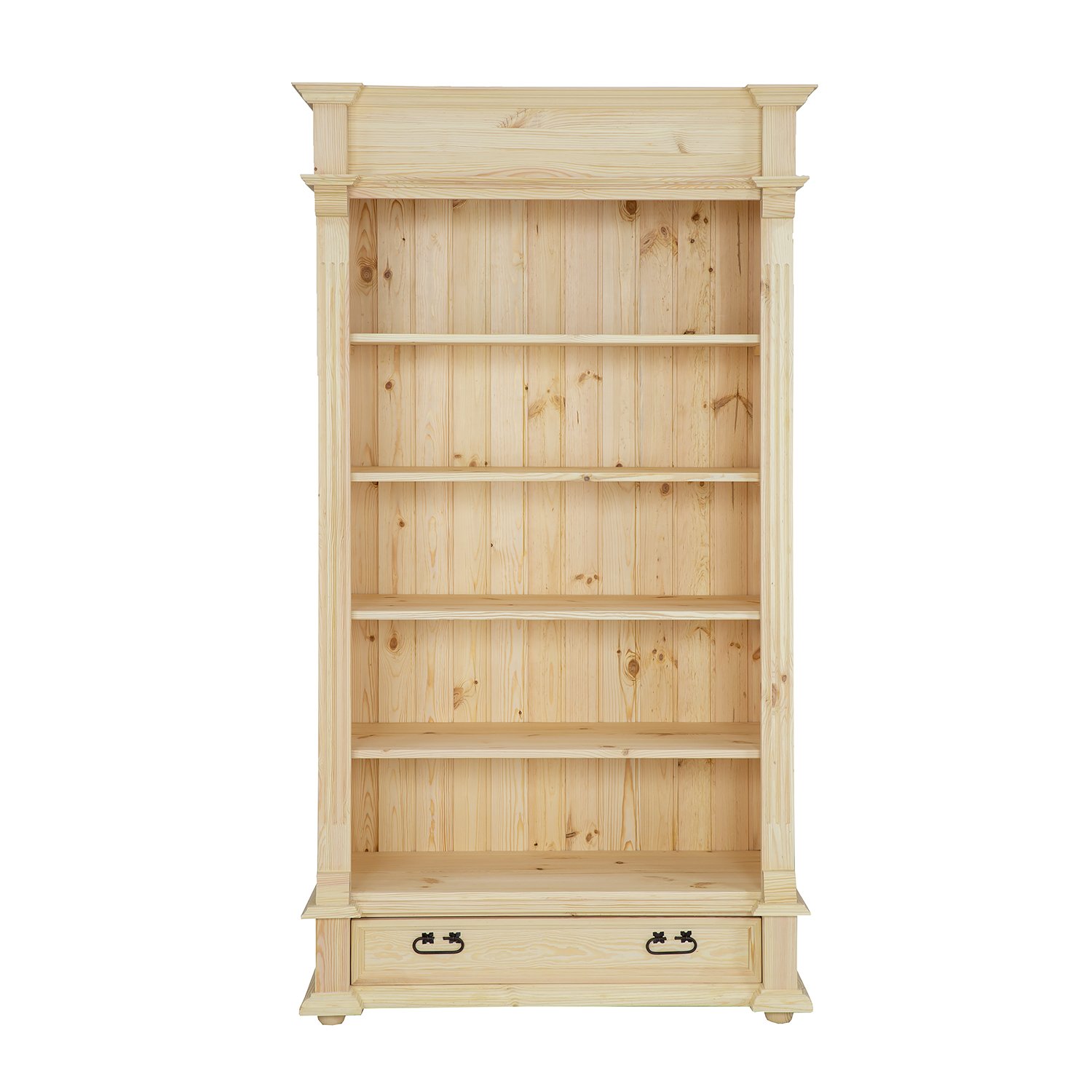 Pine shelf RUSTIKAL RG705, pine, dark wax - Image 11