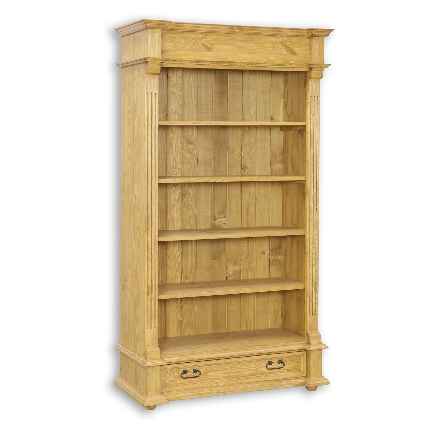 Pine shelf RUSTIKAL RG705, pine, dark wax - Image 3