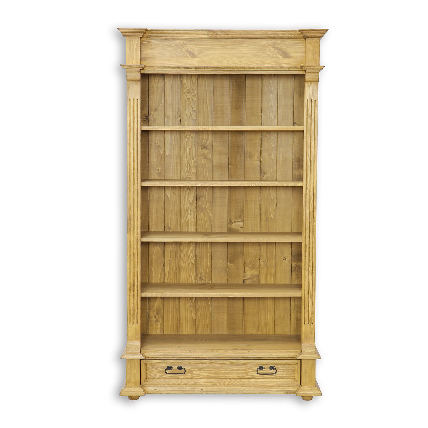 Pine shelf RUSTIKAL RG705, pine, dark wax - Image 2