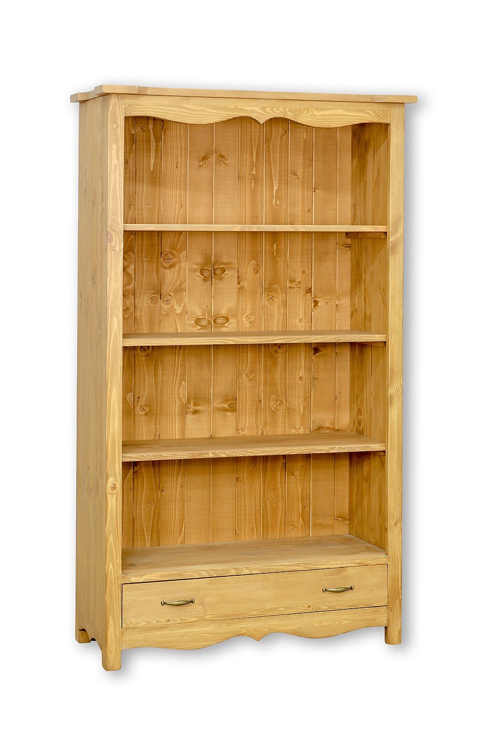Pine shelf RUSTIKAL RG706, white patina, pine - Image 3