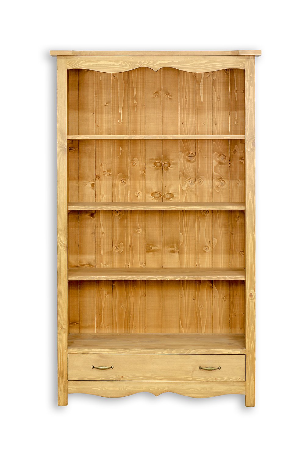 Pine shelf RUSTIKAL RG706, white patina, pine - Image 2