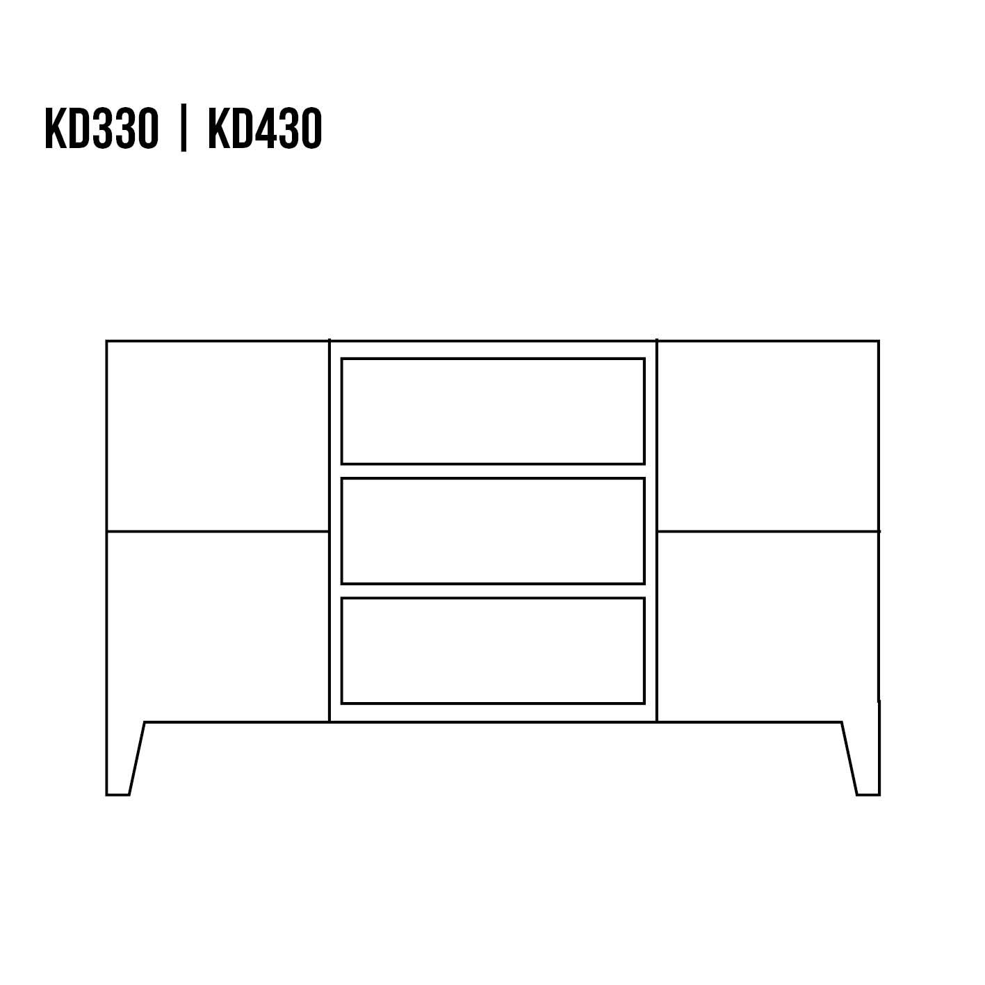 RETRO beech chest of drawers KD430 beech cherry color - Image 4