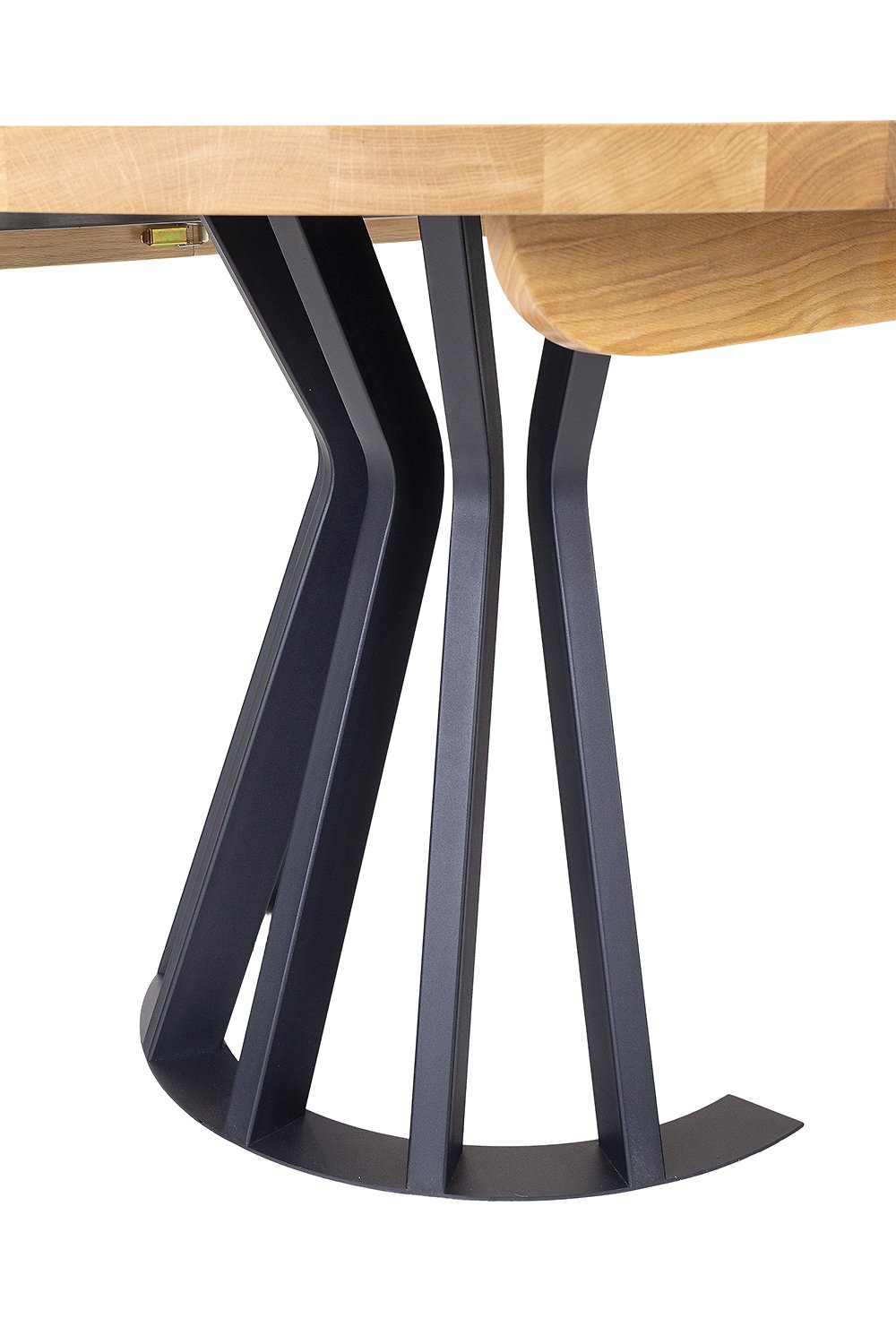 Metal and oak table ST316 cocoa oak - Image 11