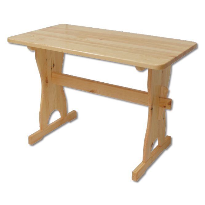 Pine table ST103 pine walnut