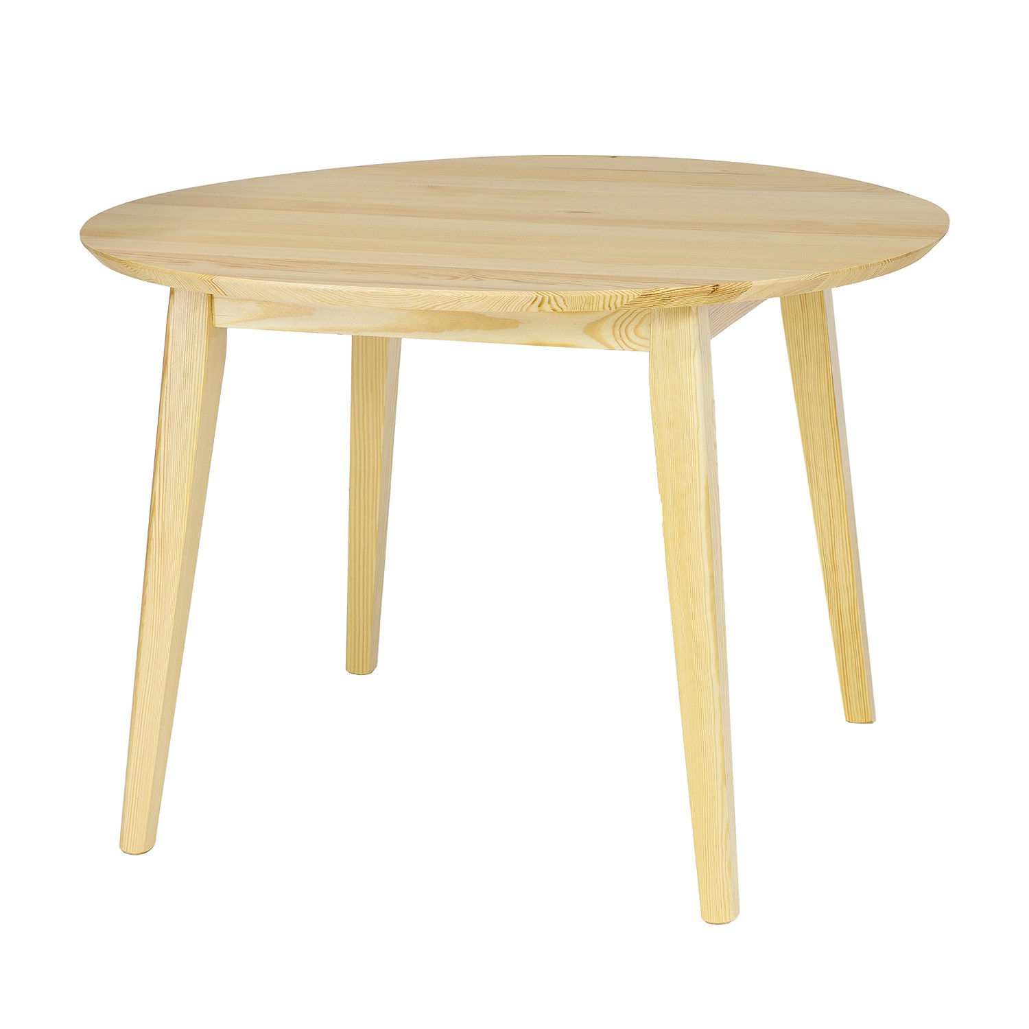 Pine table ST121, untreated pine, unvarnished