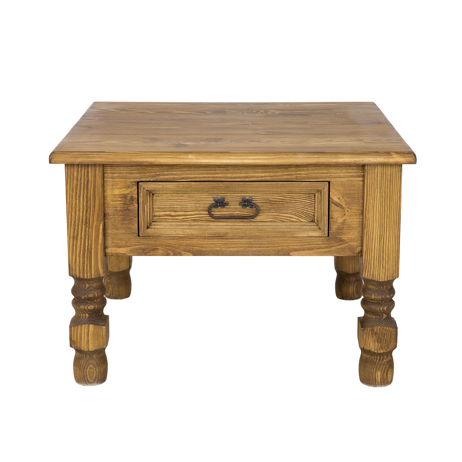 Pine coffee table ST705, pine white wax - Image 5