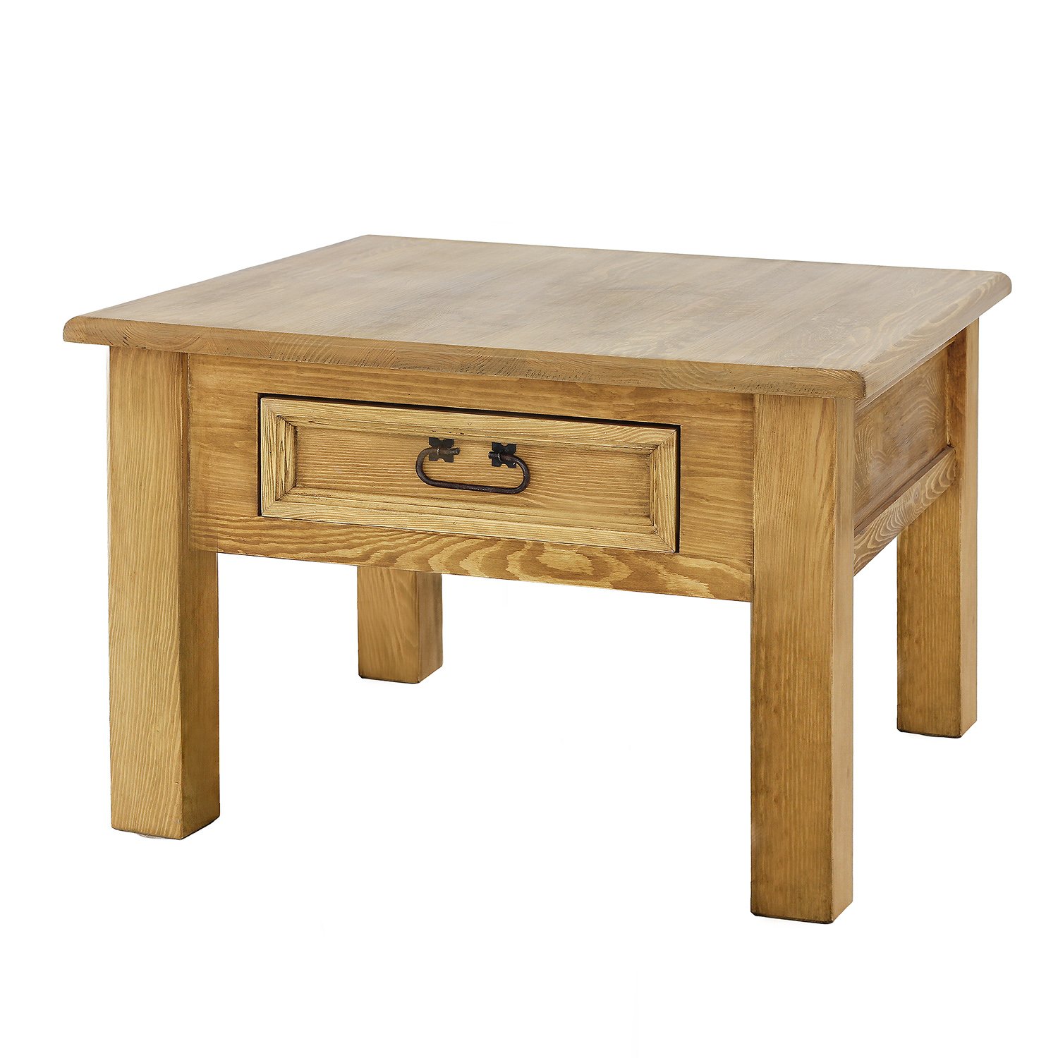 pine coffee table ST706 colorless pine wax