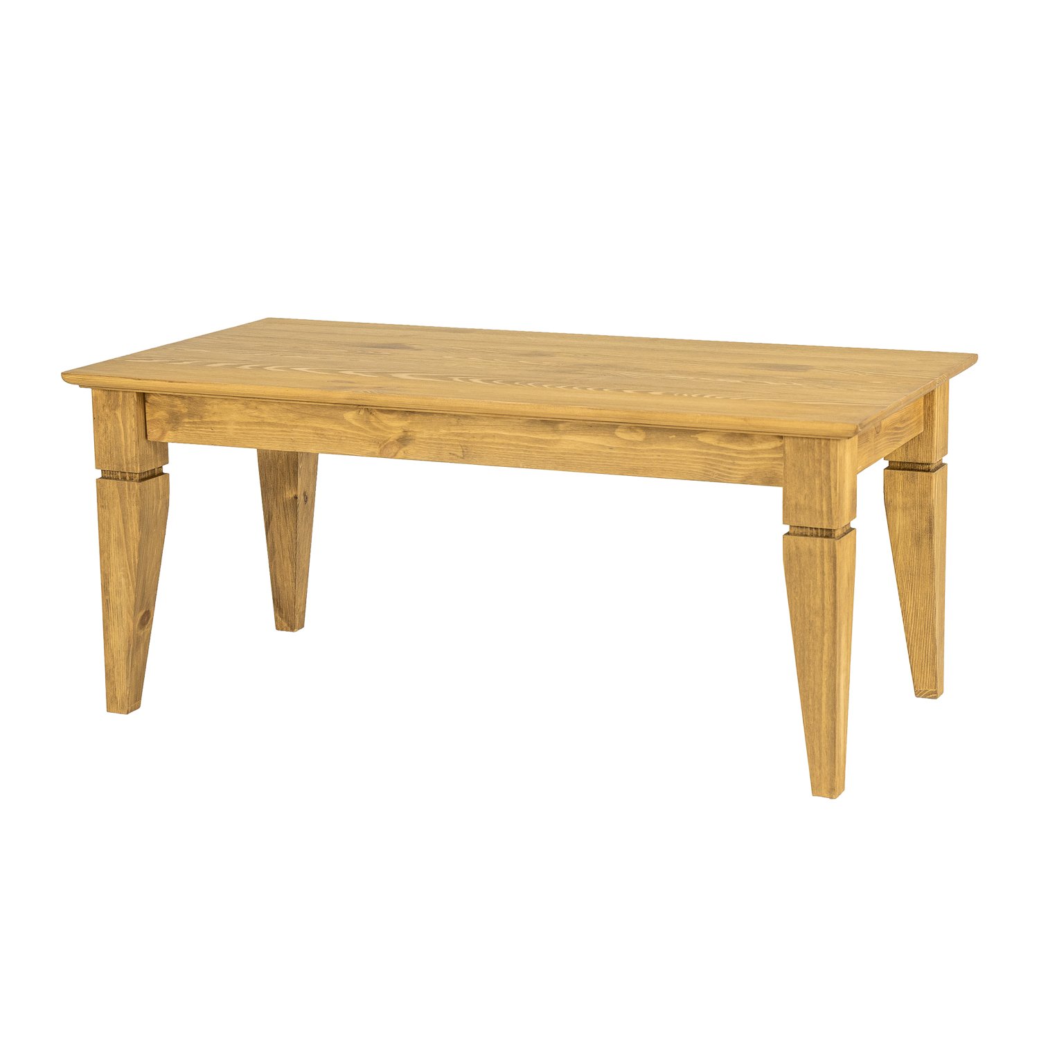 pine coffee table ST713 white pine patina