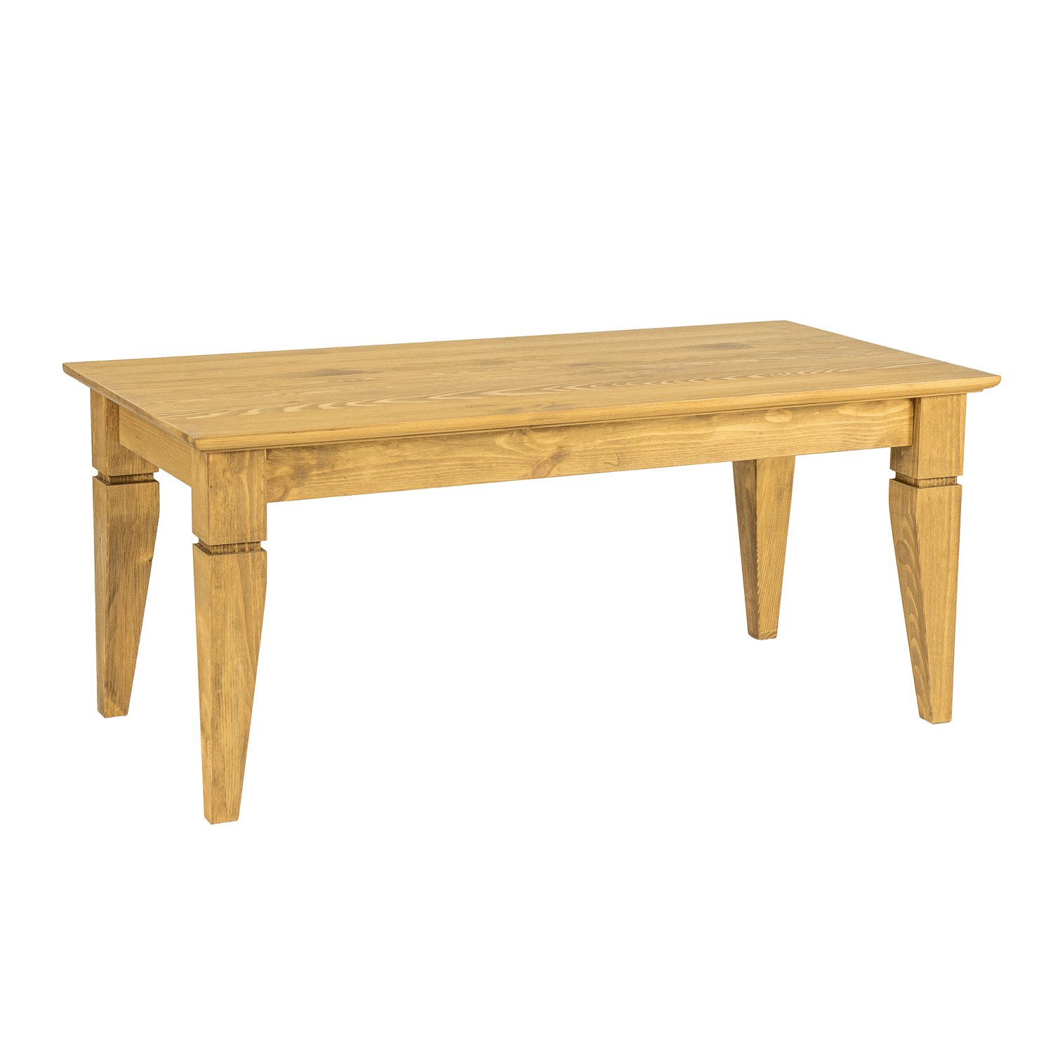 pine coffee table ST713 white pine patina - Image 3