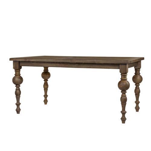 Pine table ST714, white pine, patina