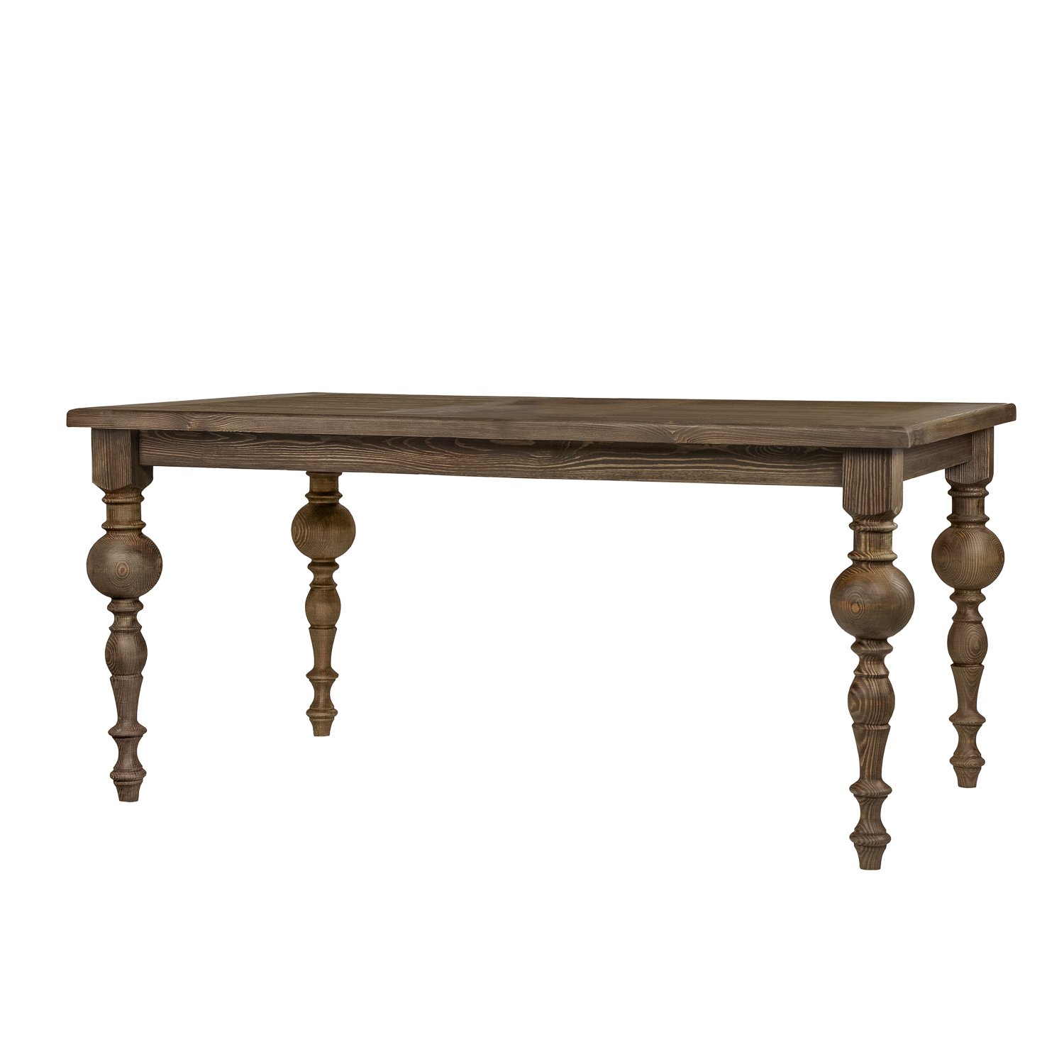 Pine table ST714, white pine, patina