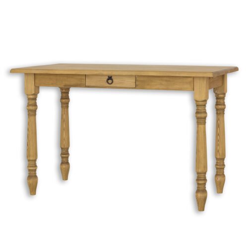 Pine table ST715 antique white pine