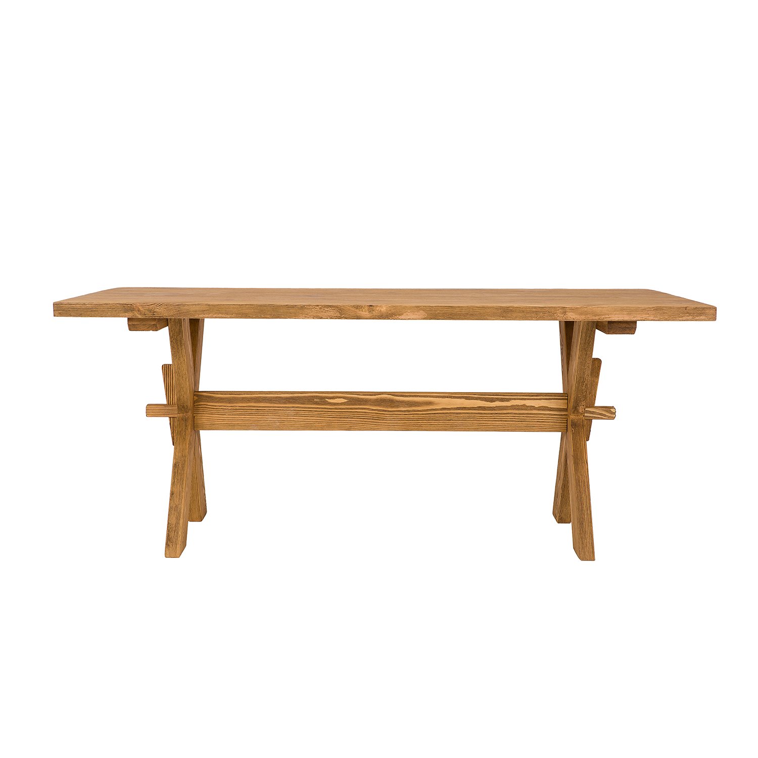 Pine table ST716, light wax pine