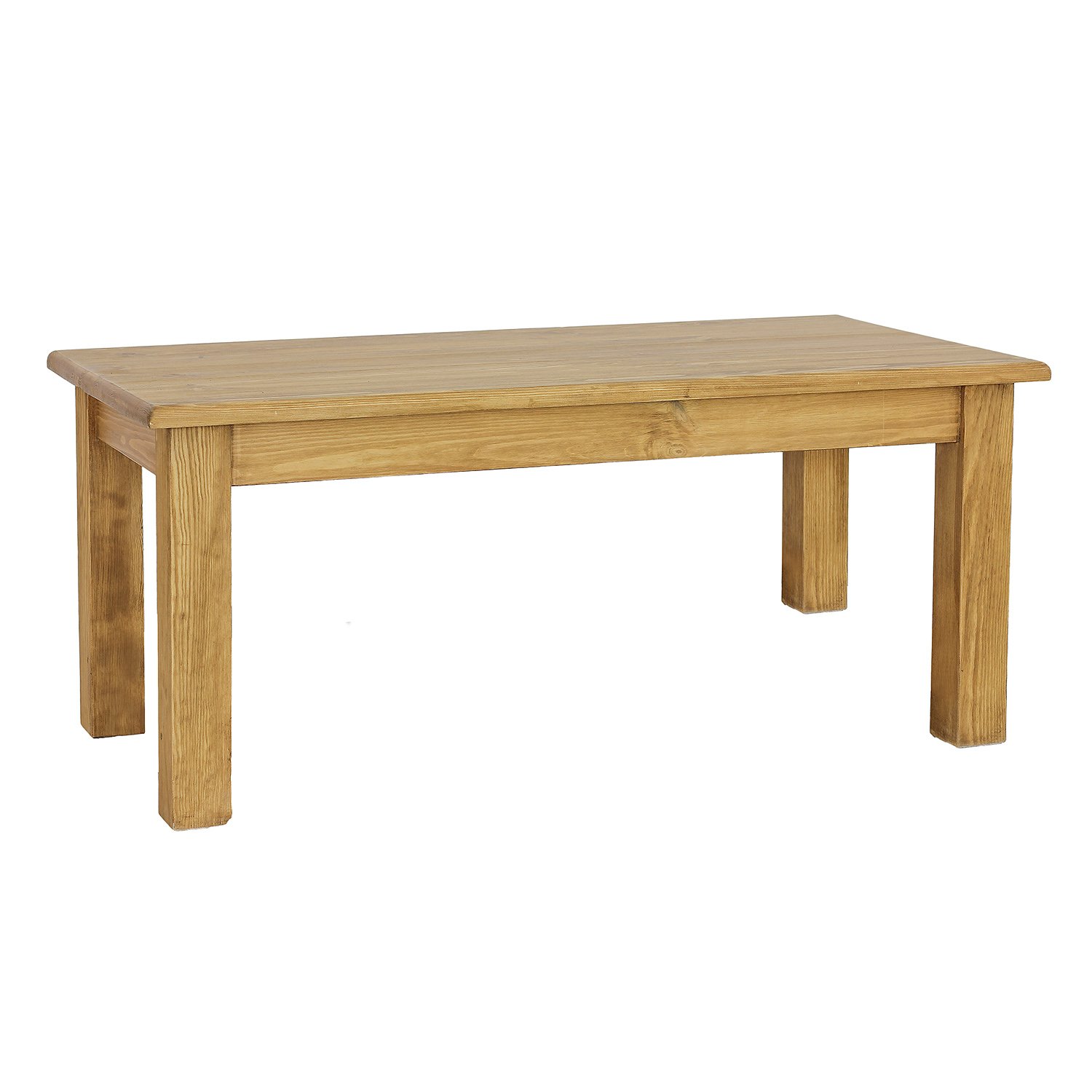 ST730 coffee table made of pine, aged white pine - Image 3