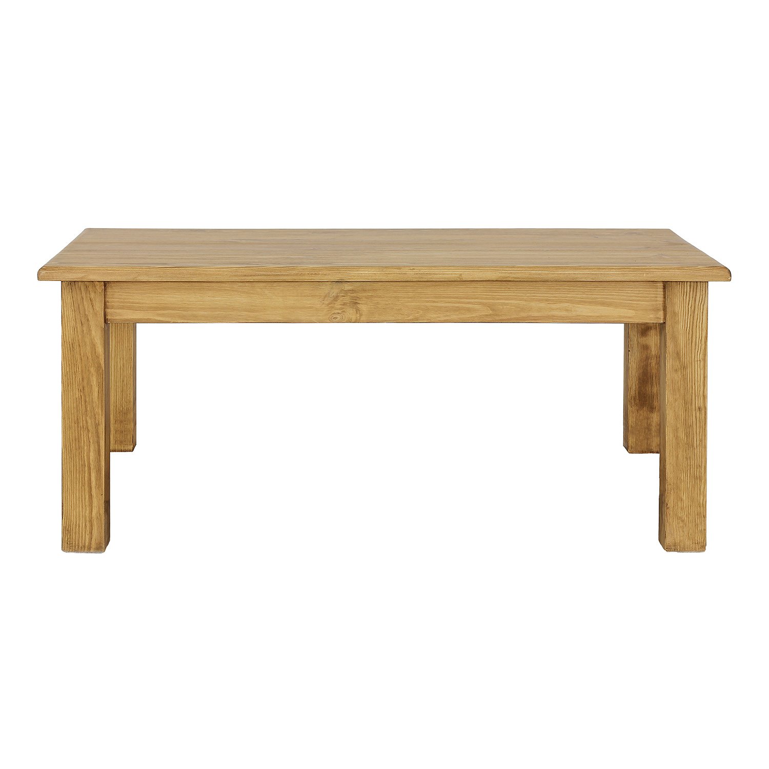 ST730 coffee table made of pine, aged white pine - Image 2