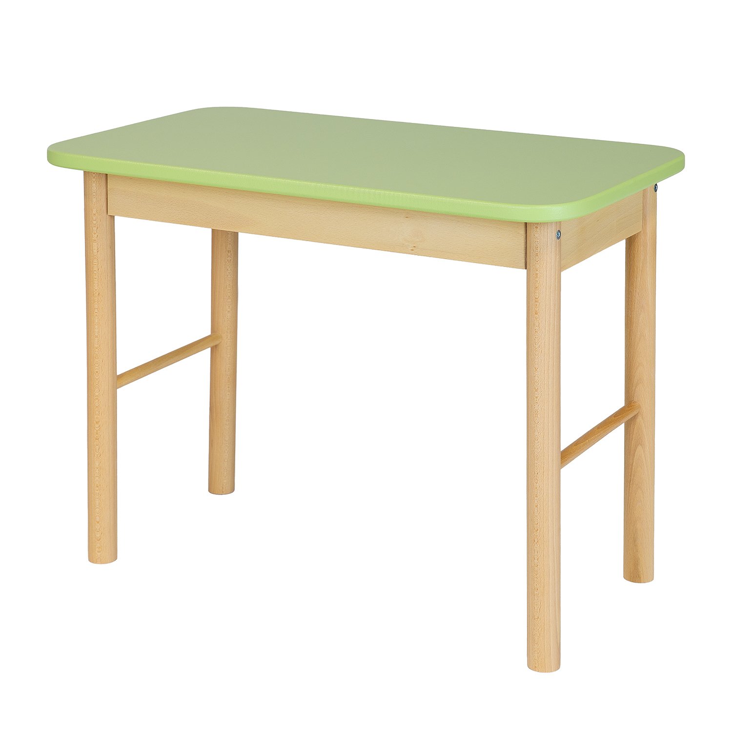 Wooden children's table AD252 beech blue