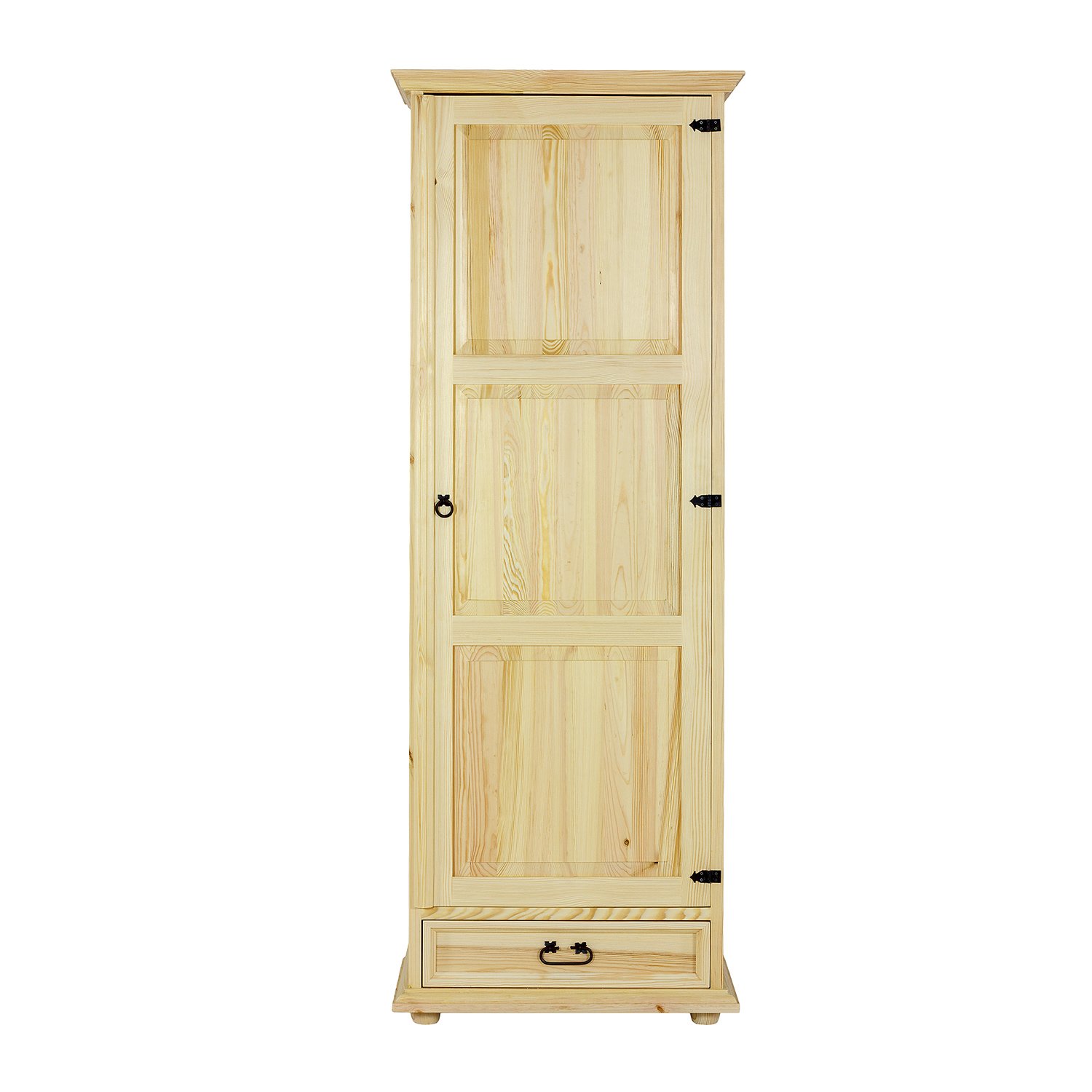 Pine wardrobe RUSTIKAL SF700 LEFT, light wax pine - Image 10