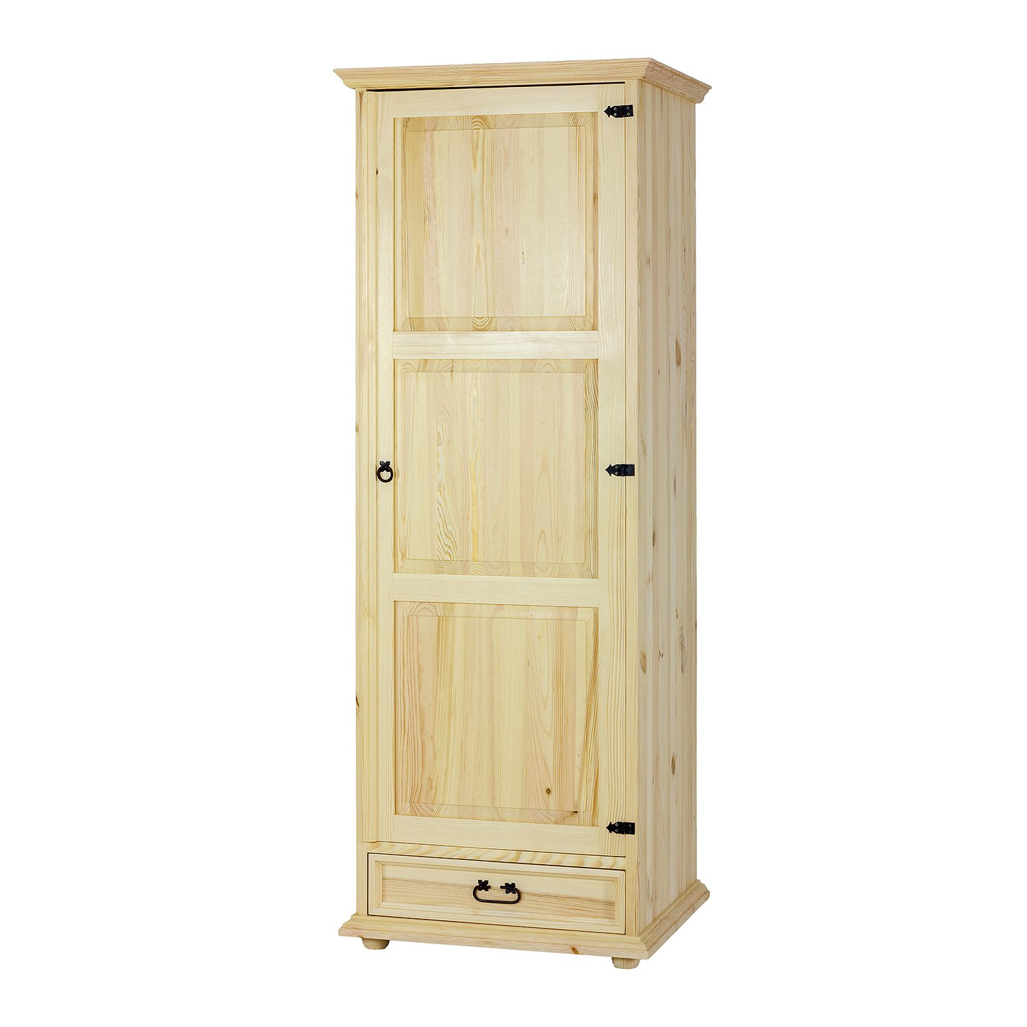 Pine wardrobe RUSTIKAL SF700 LEFT, light wax pine - Image 11