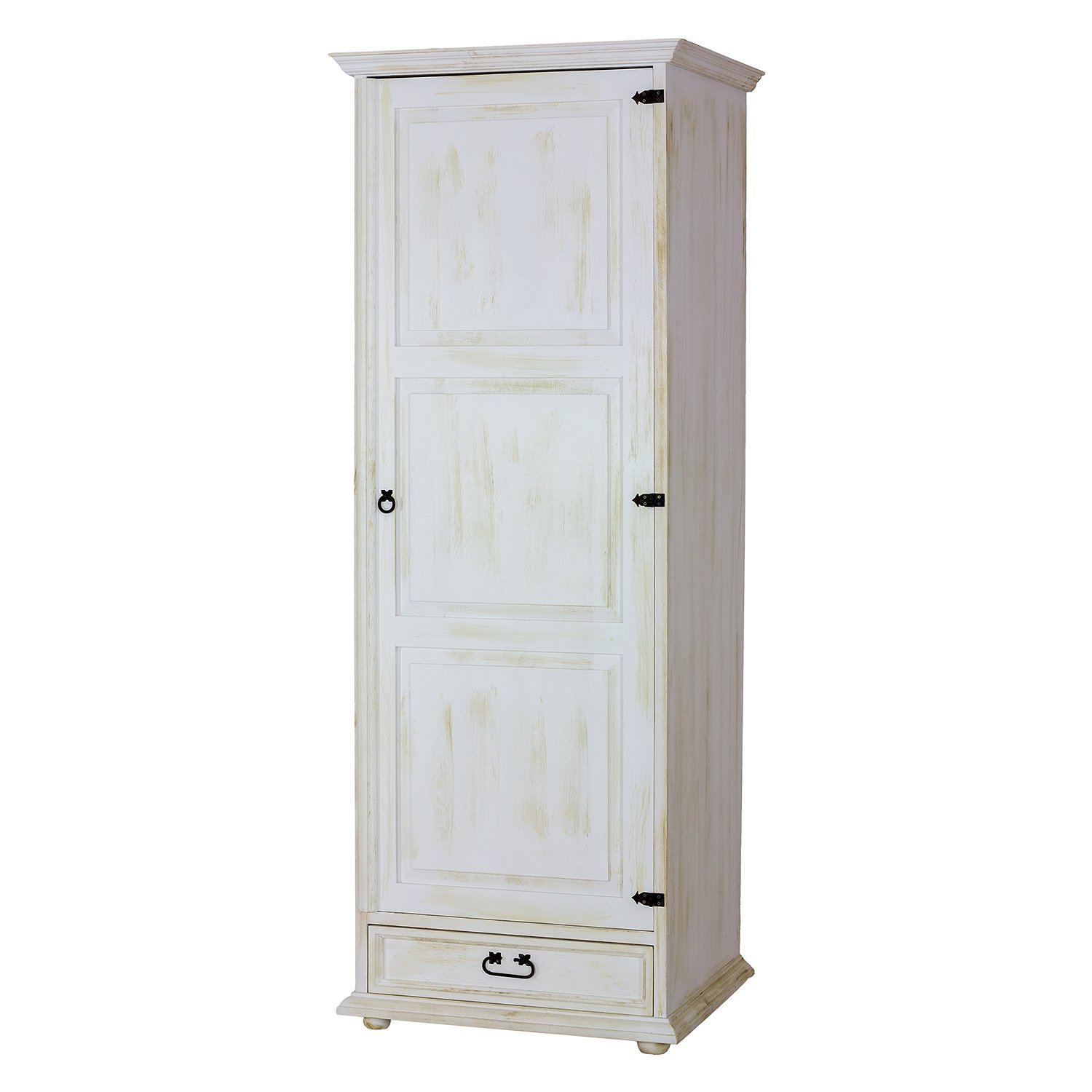 Pine wardrobe RUSTIKAL SF700 LEFT, light wax pine - Image 7