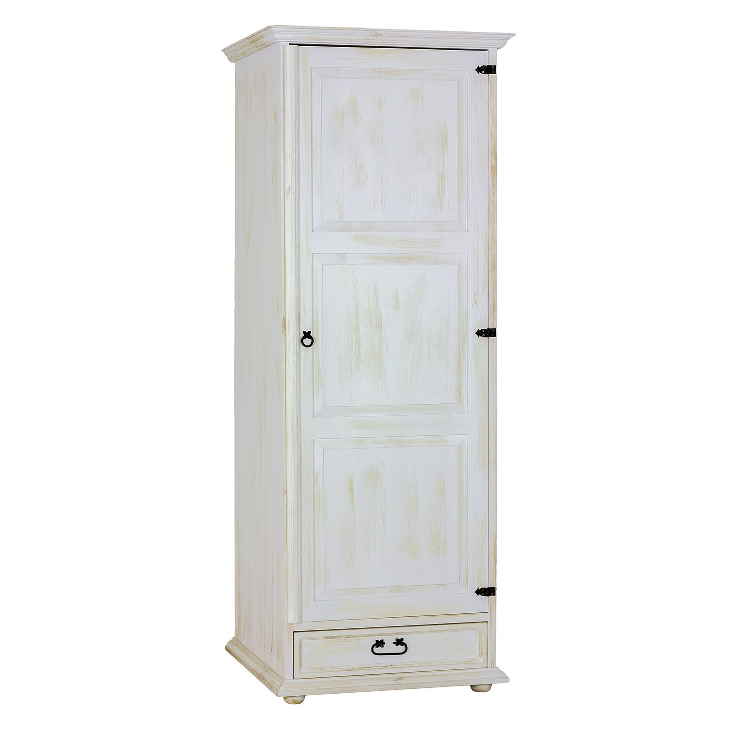 Pine wardrobe RUSTIKAL SF700 LEFT, light wax pine - Image 8