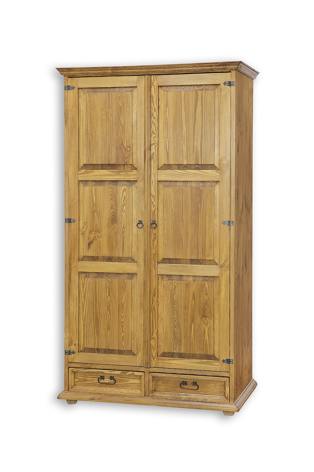 Pine wardrobe RUSTIKAL SF841 antique pine white - Image 4