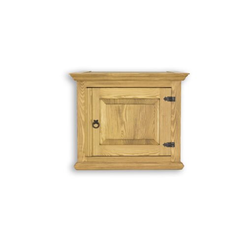 Pine wardrobe RUSTIKAL SF803 RIGHT bleached wax pine