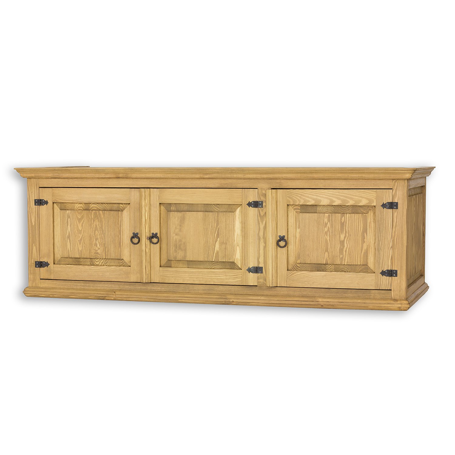 Pine wardrobe RUSTIKAL SF805/I, white pine, patina